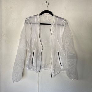 ALO white mesh jacket. Size L